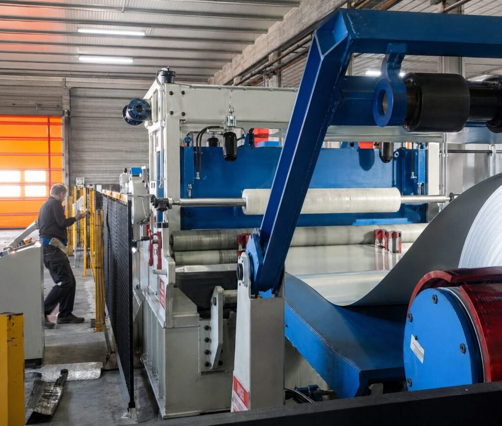 Impianto per taglio lamiera e lavorazione coil presso Prolam